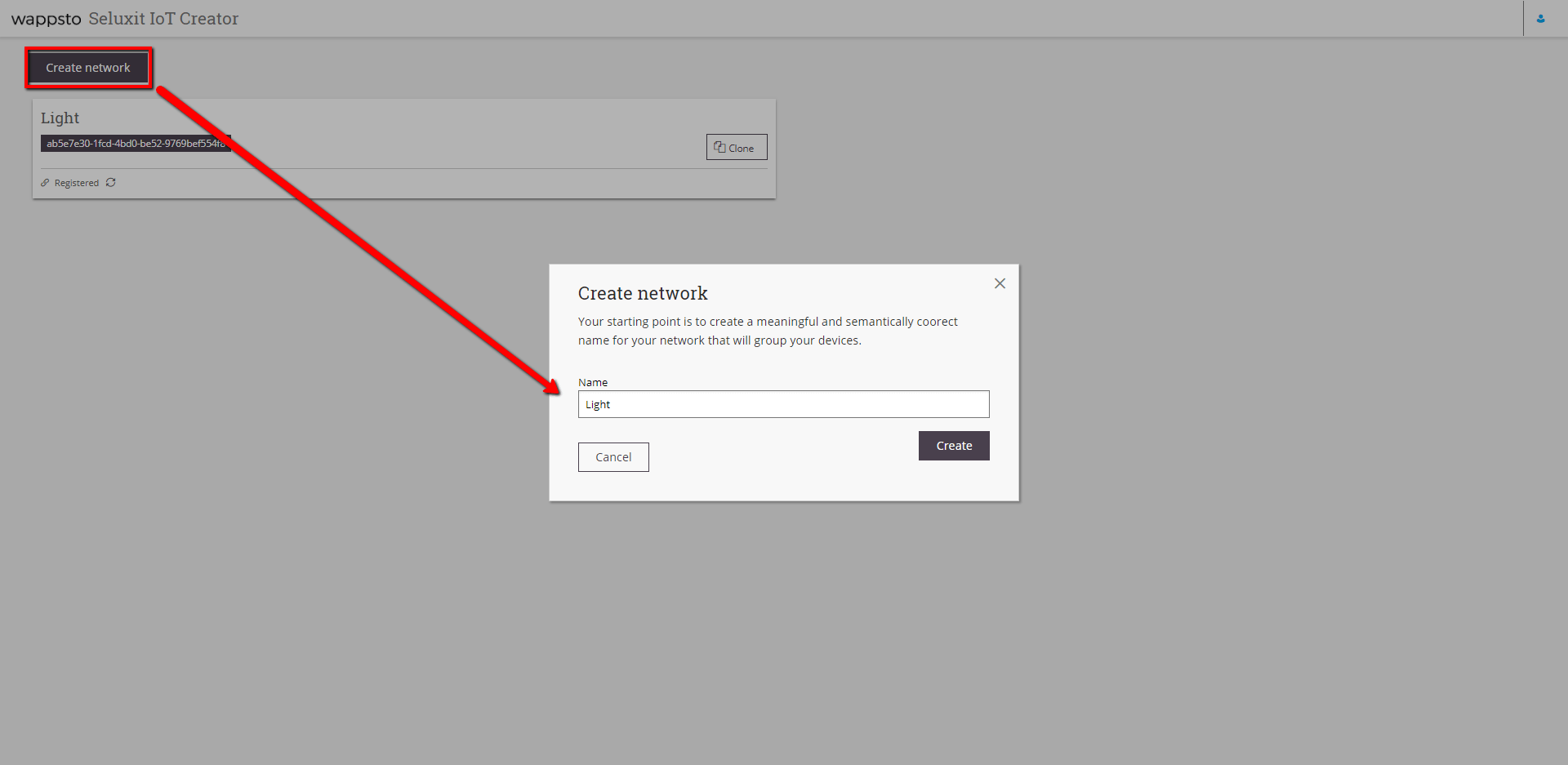 Creating a Network